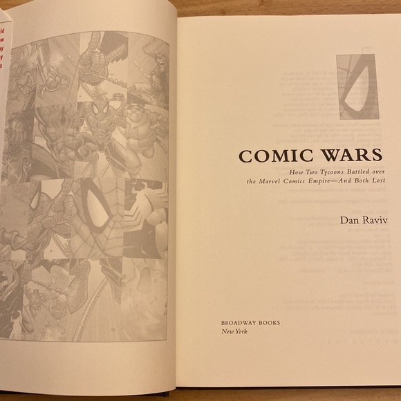 Comic Wars Hardcover Book - Picture 3 of 5